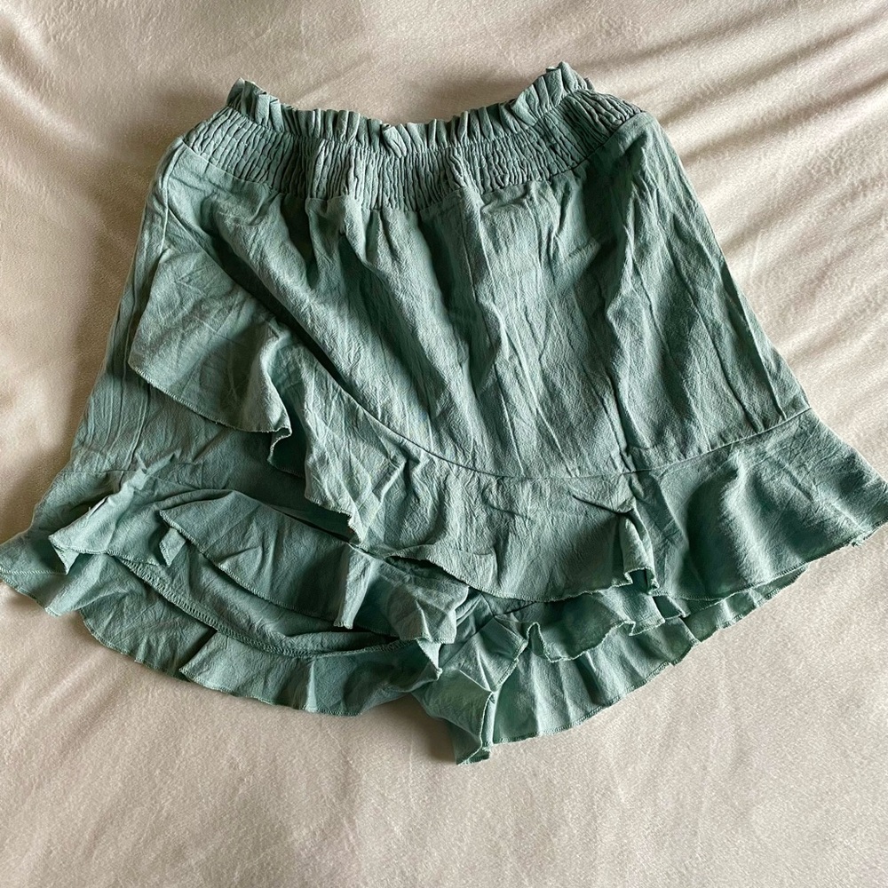 Teal Blue Skort Shorts